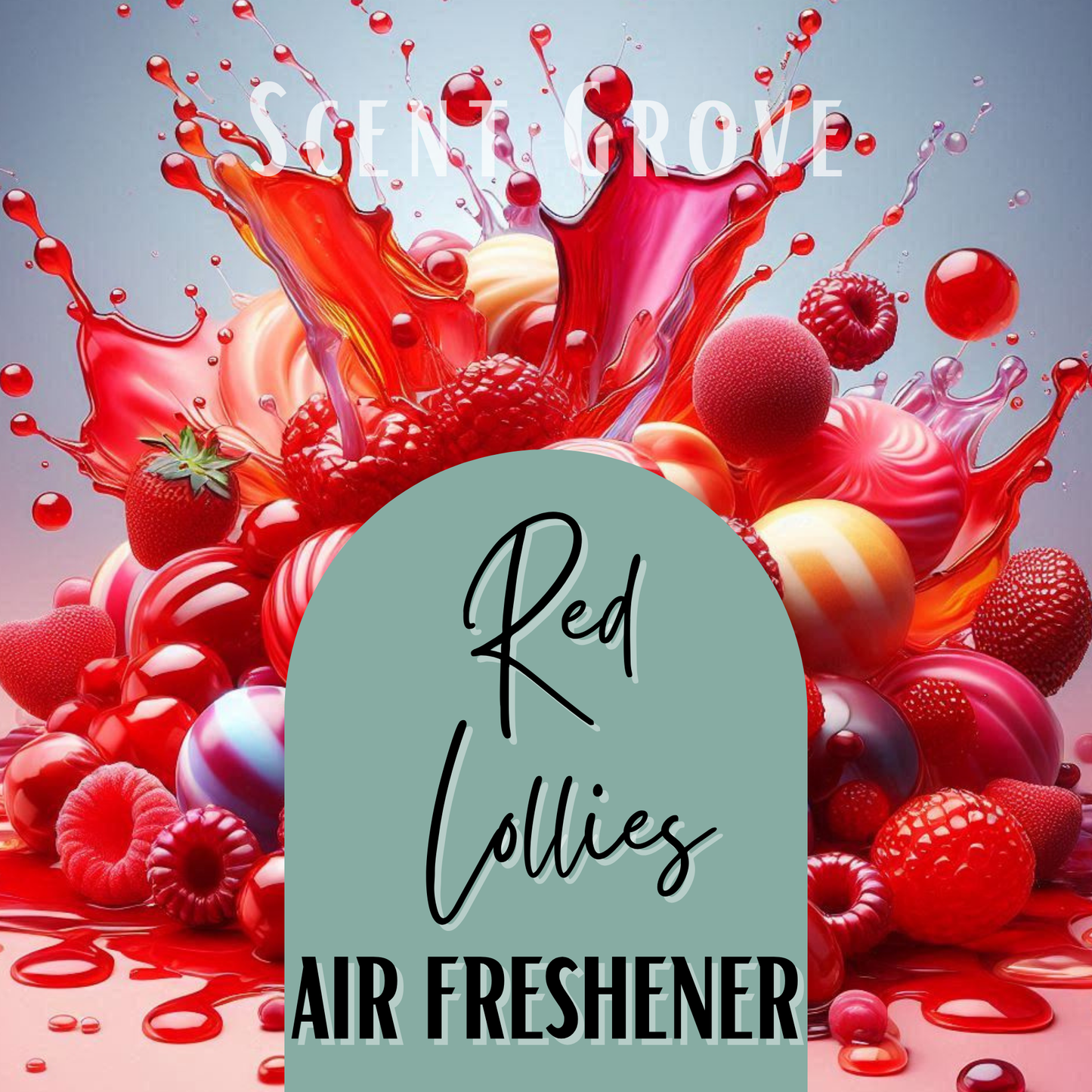 Red Lollies Scented Air Freshener Spray multi purpose for car, home, room