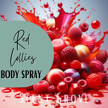 Red Lollies scented body mist spray 100ml