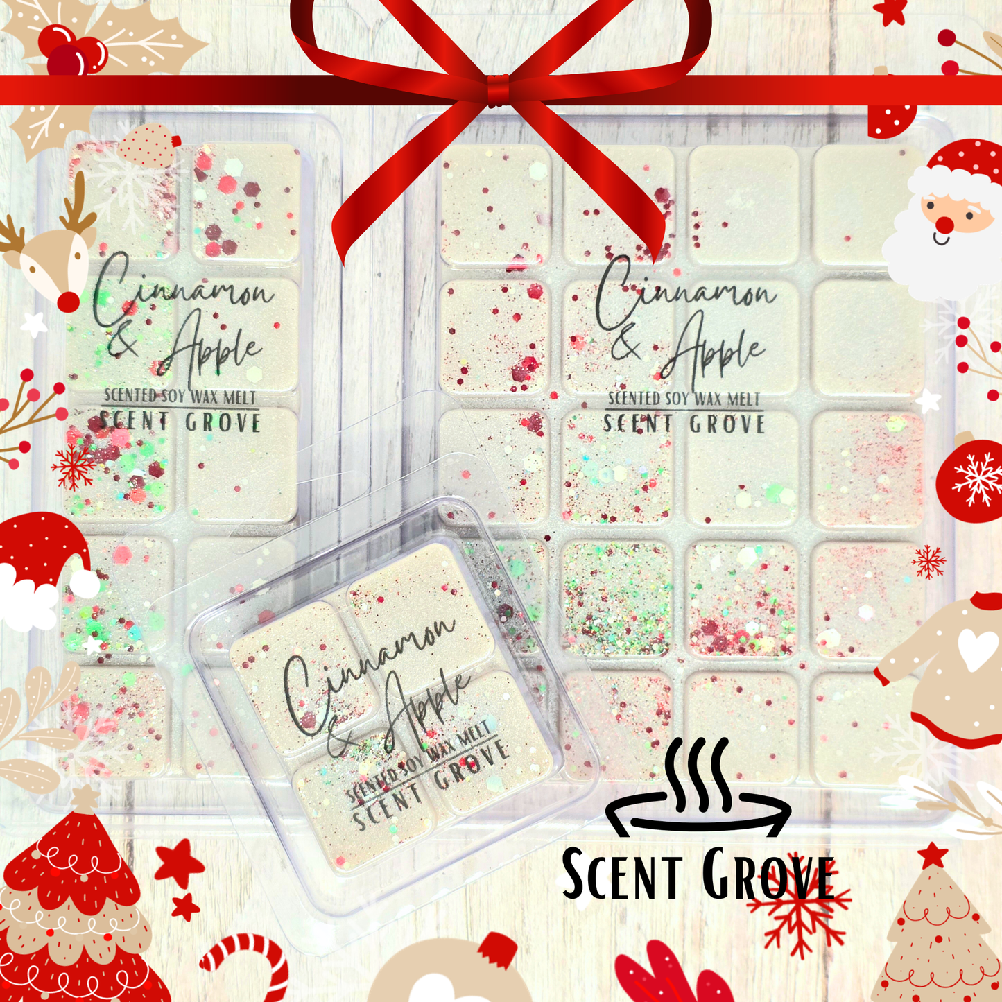 Cinnamon & Apple soy wax melt