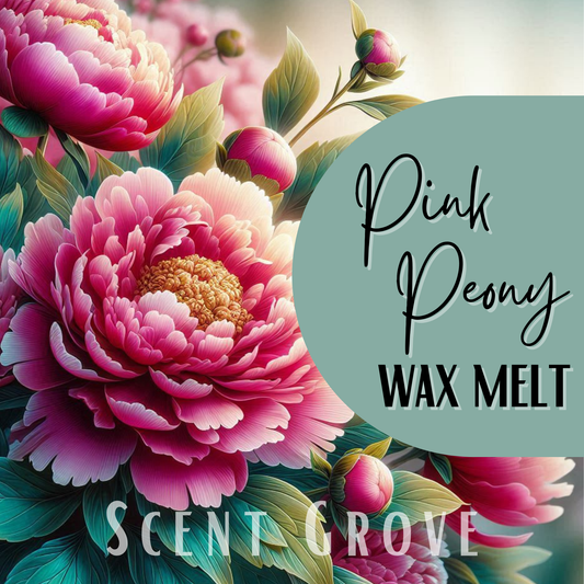 Pink Peony scented soy wax melt