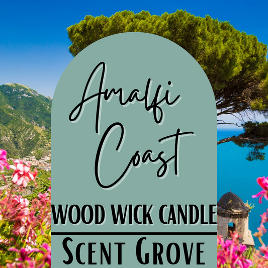 Amalfi Coast scented Wood Wick Soy Candle