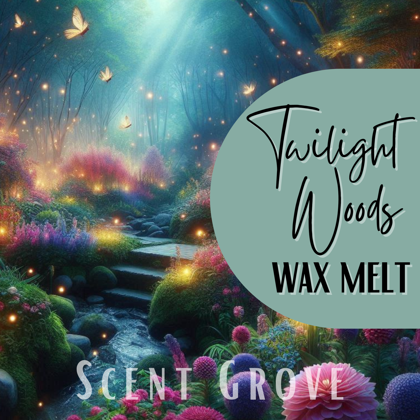 Twilight Woods scented soy wax melt