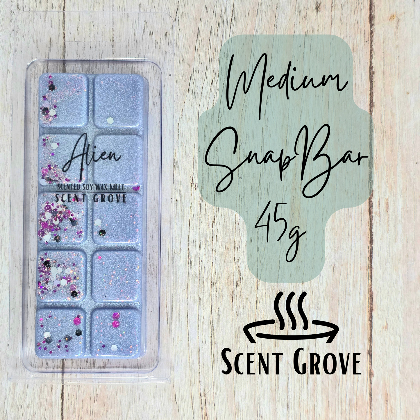 Alien inspired soy wax melt