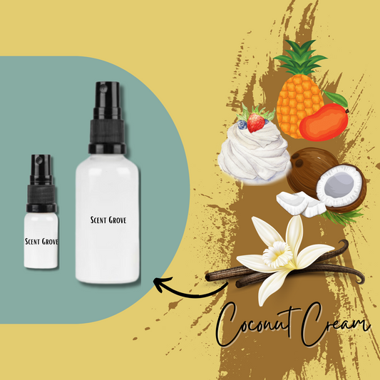 Coconut Cream scented fine perfume mist