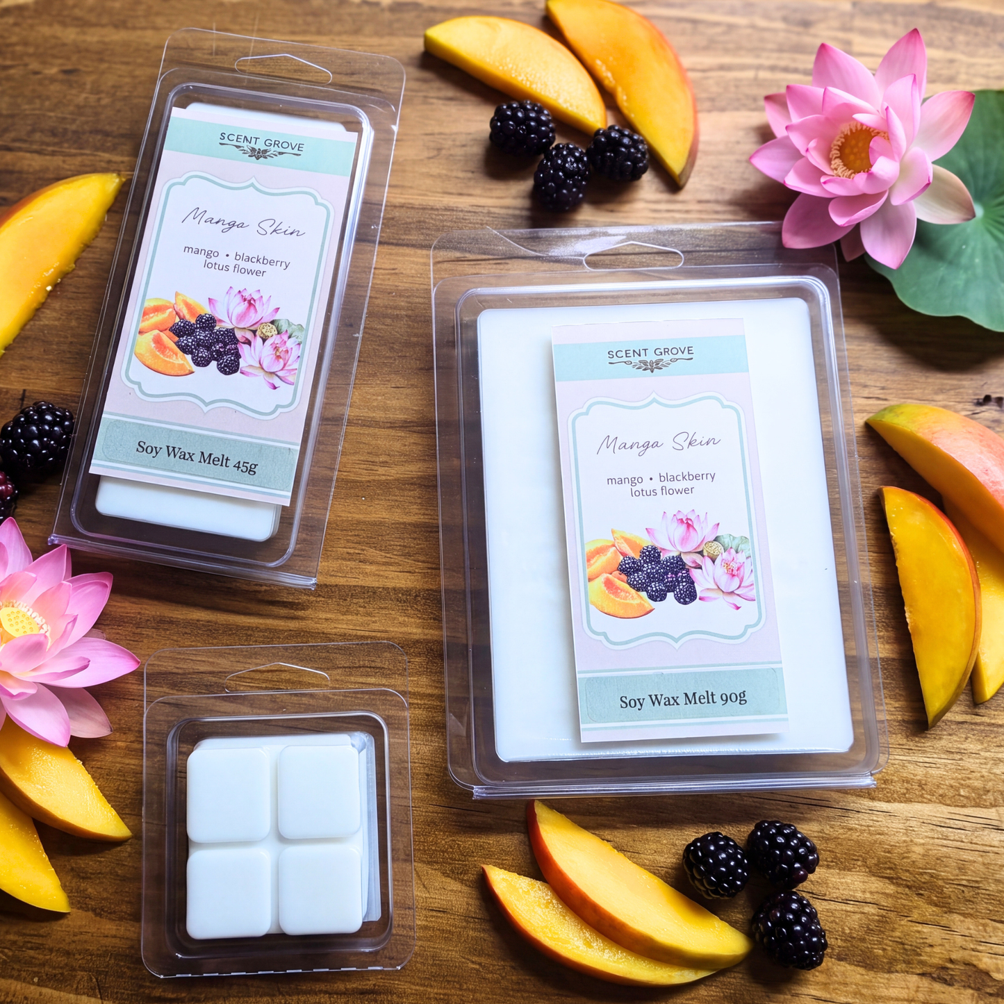 Mango Skin type scented soy wax melt