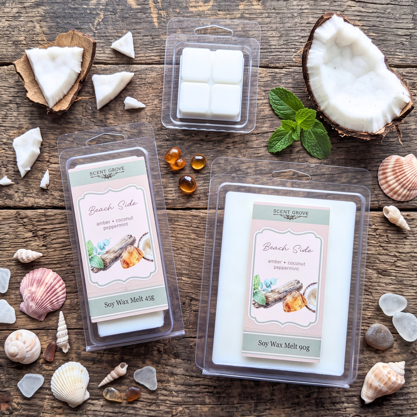 Beach Side scented soy wax melt