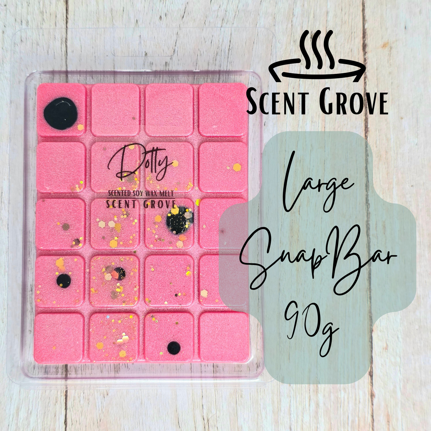 Dotty type scented soy wax melt