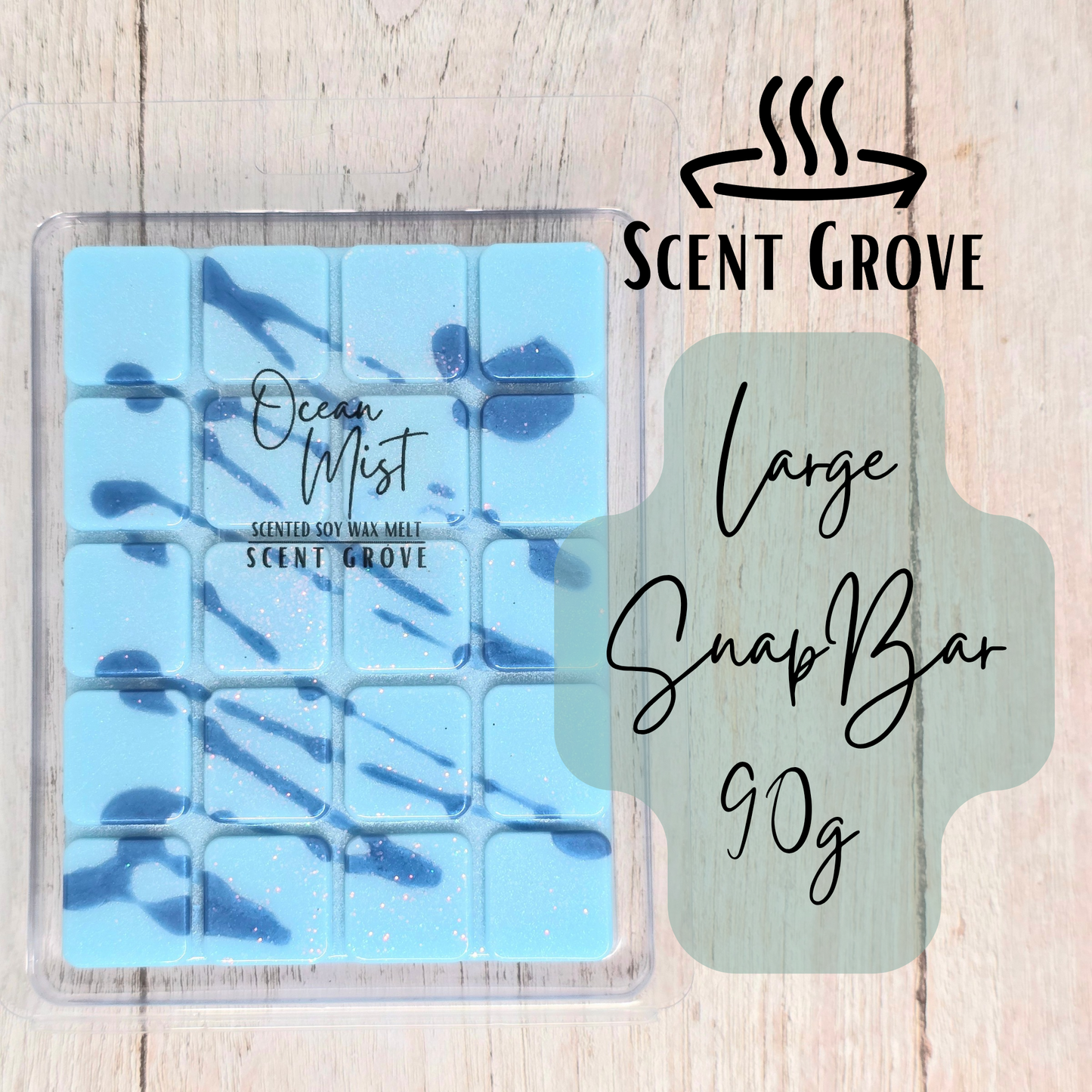 Ocean Mist scented soy wax melt