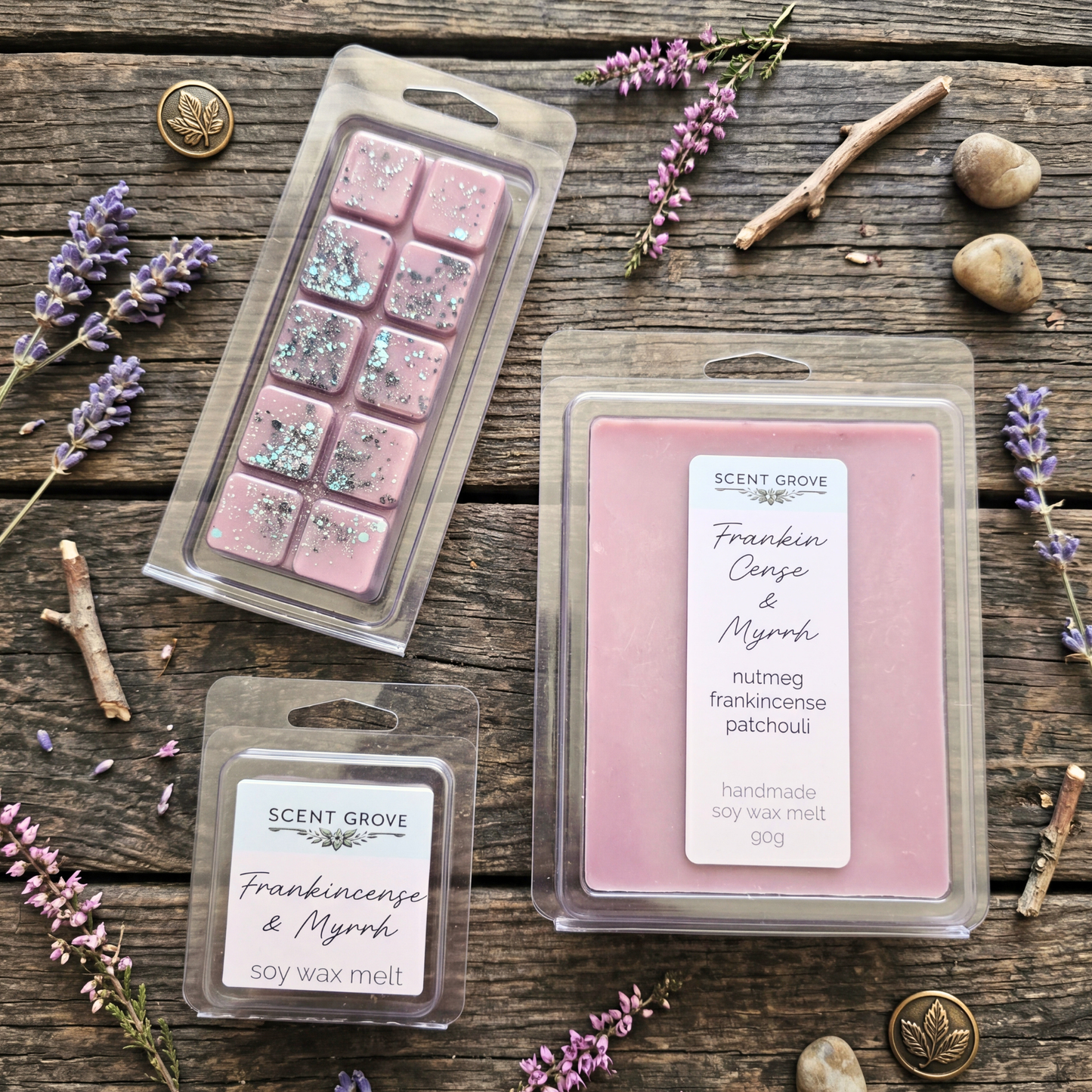 Frankincense & Myrrh soy wax melt