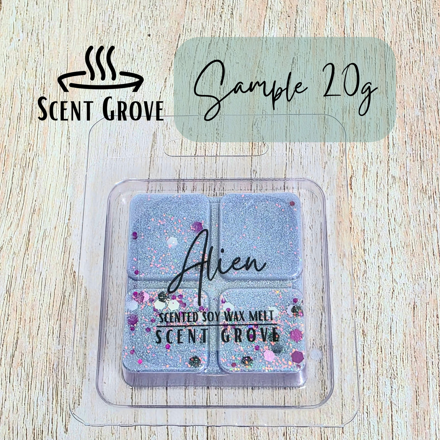 Alien inspired soy wax melt