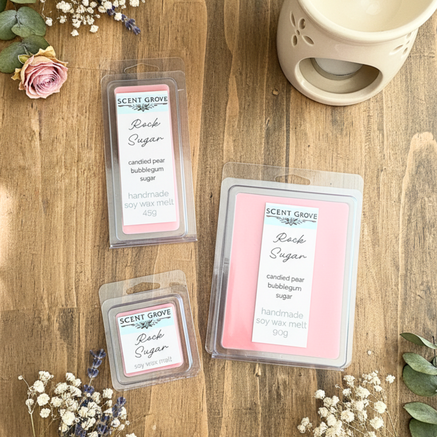 Kayali Rock Sugar scented soy wax melt