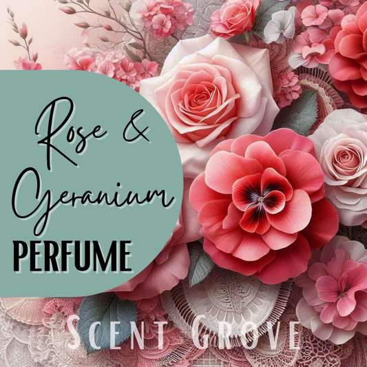 Rose & Geranium scented fine perfume mist