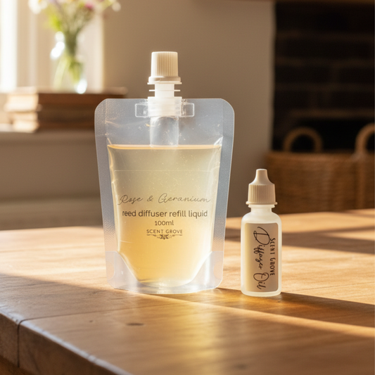 Rose & Geranium Scented Diffuser Refill Liquid