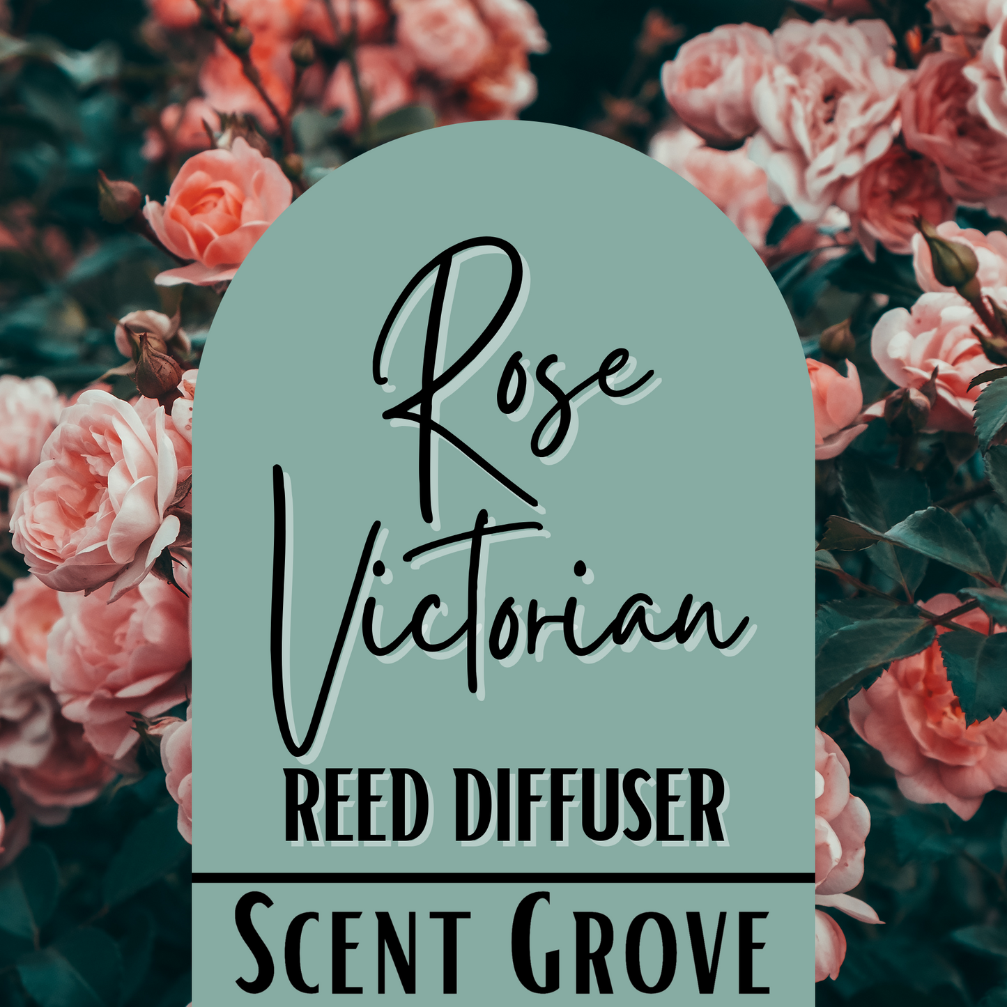 Rose Victorian Scented Reed Diffuser 200ml