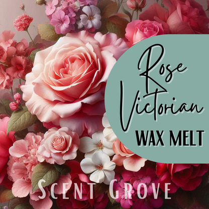 Rose Victorian scented soy wax melt