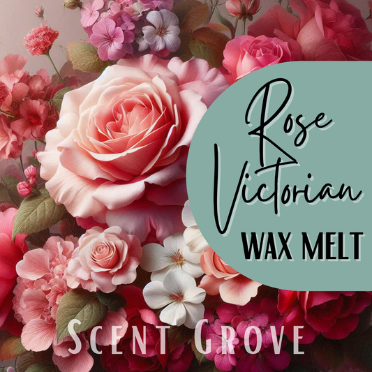 Rose Victorian scented soy wax melt