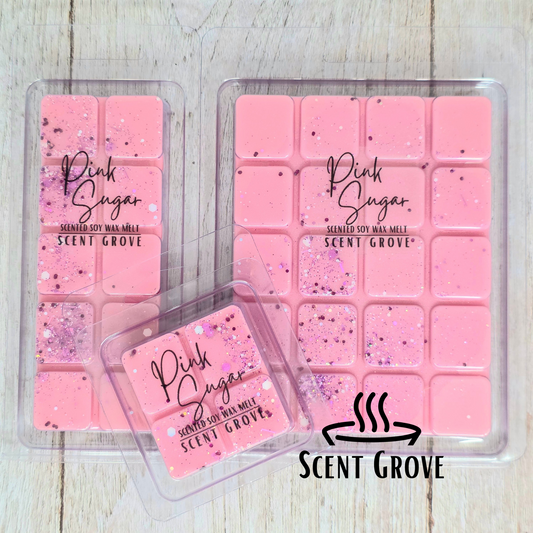 Pink Sugar scented soy wax melt