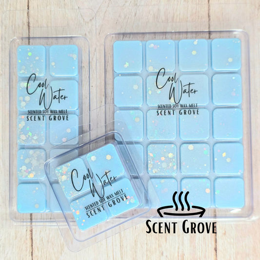 Cool Water inspired soy wax melt