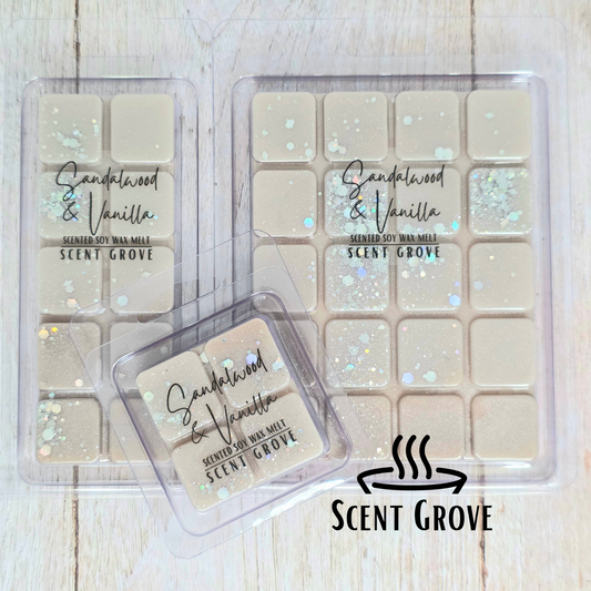 Sandalwood & Vanilla soy wax melt