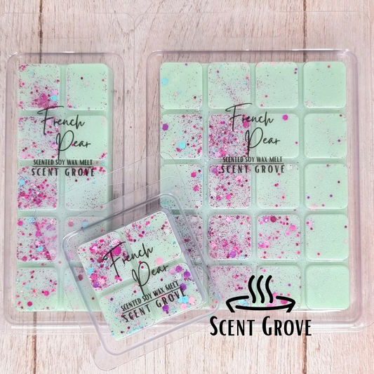 French Pear scented soy wax melt