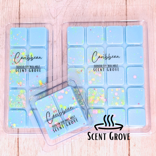 Caribbean inspired soy wax melt