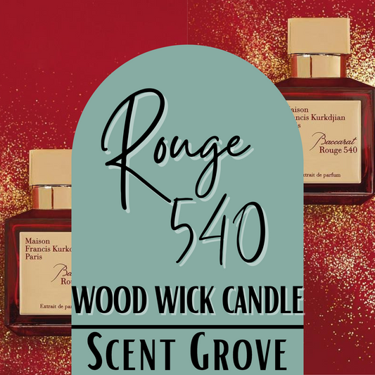 Rouge 540 scented Wood Wick Soy Candle