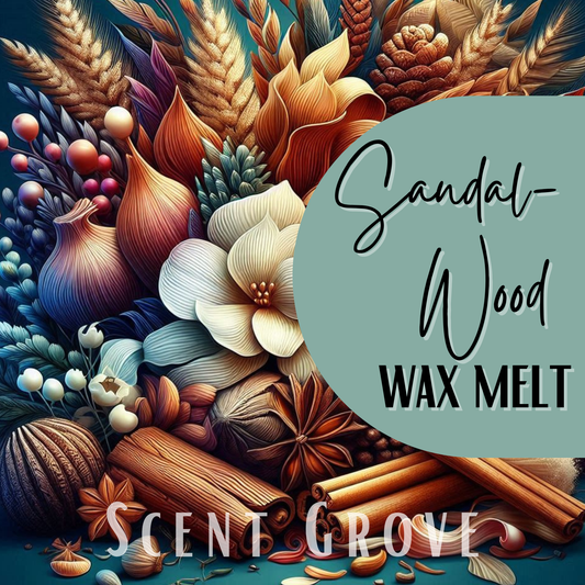 Sandalwood scented soy wax melt