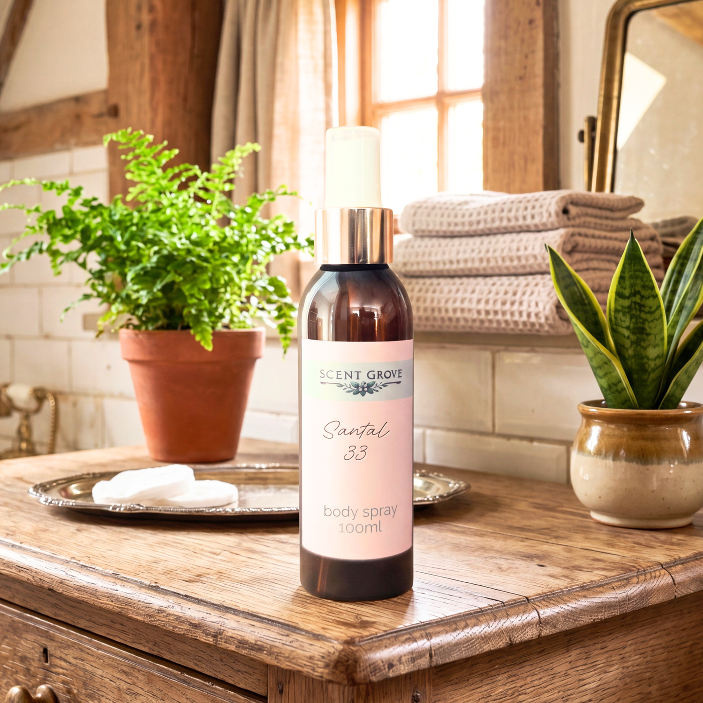 Santal 33 scented body mist spray 100ml