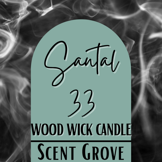 Santal 33 scented Wood Wick Soy Candle
