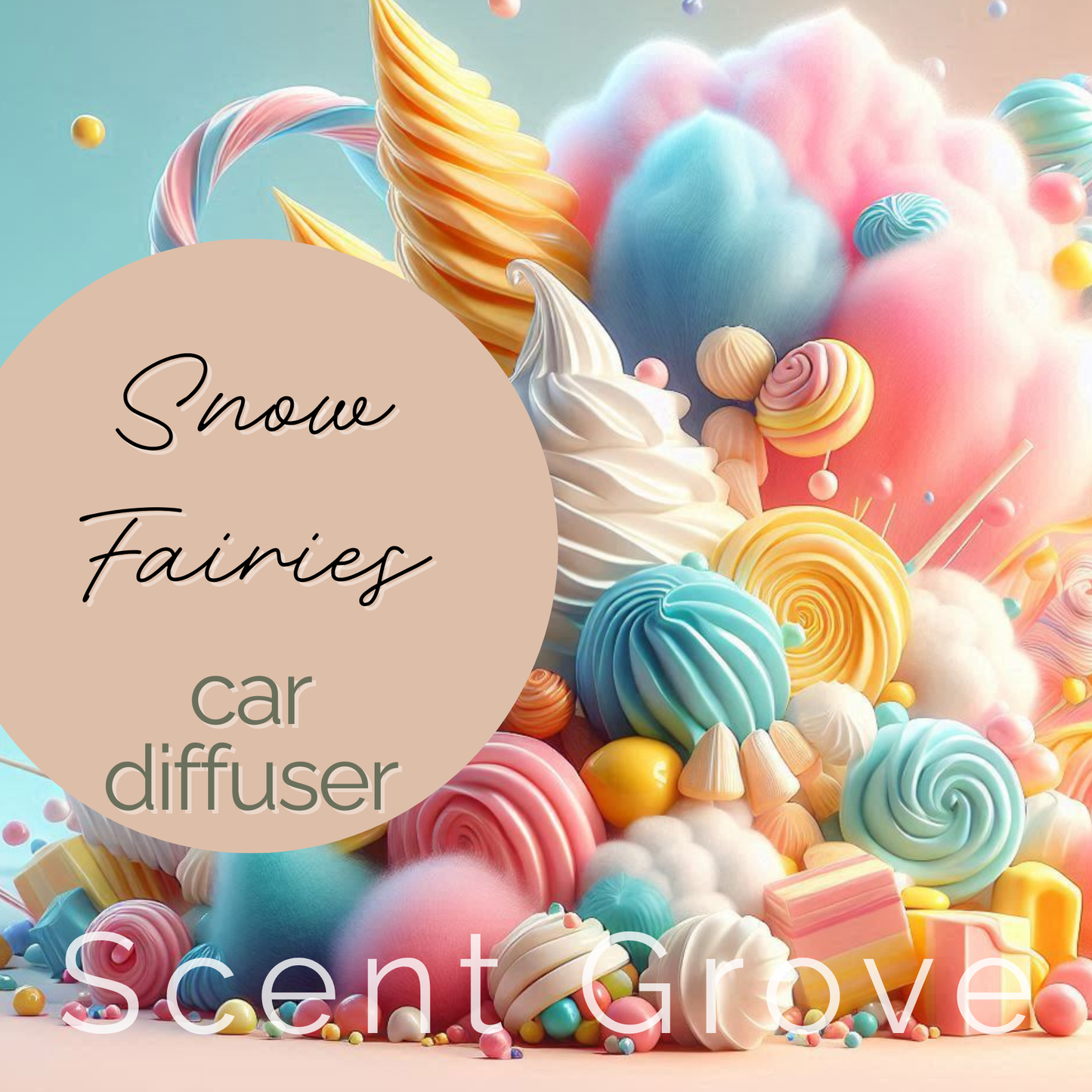 Snow Fairies Scented Car Diffuser
