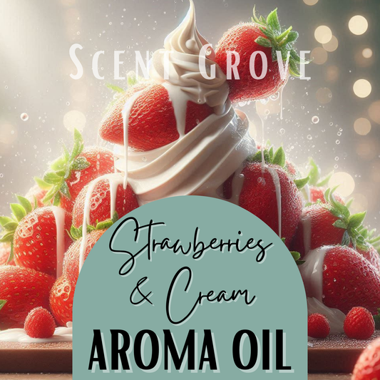Strawberries & Cream Aroma Oil 10ml Dripolator bottle