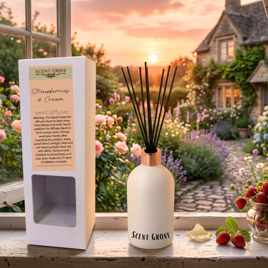 Strawberries & Cream Scented Reed Diffuser 200ml