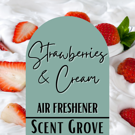 Strawberries & Cream Scented Air Freshener Spray multi purpose for car, home, room