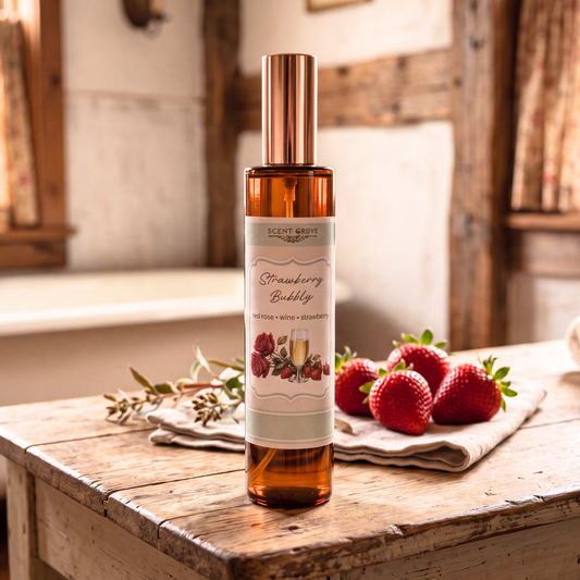 Strawberry Bubbly scented fine perfume mist