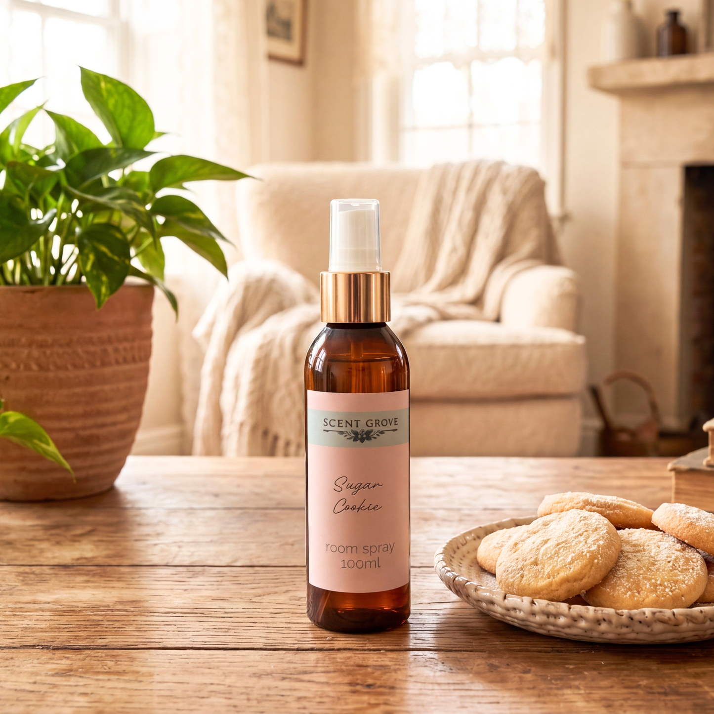 Sugar Cookie Scented Air Freshener Spray multi purpose for car, home, room