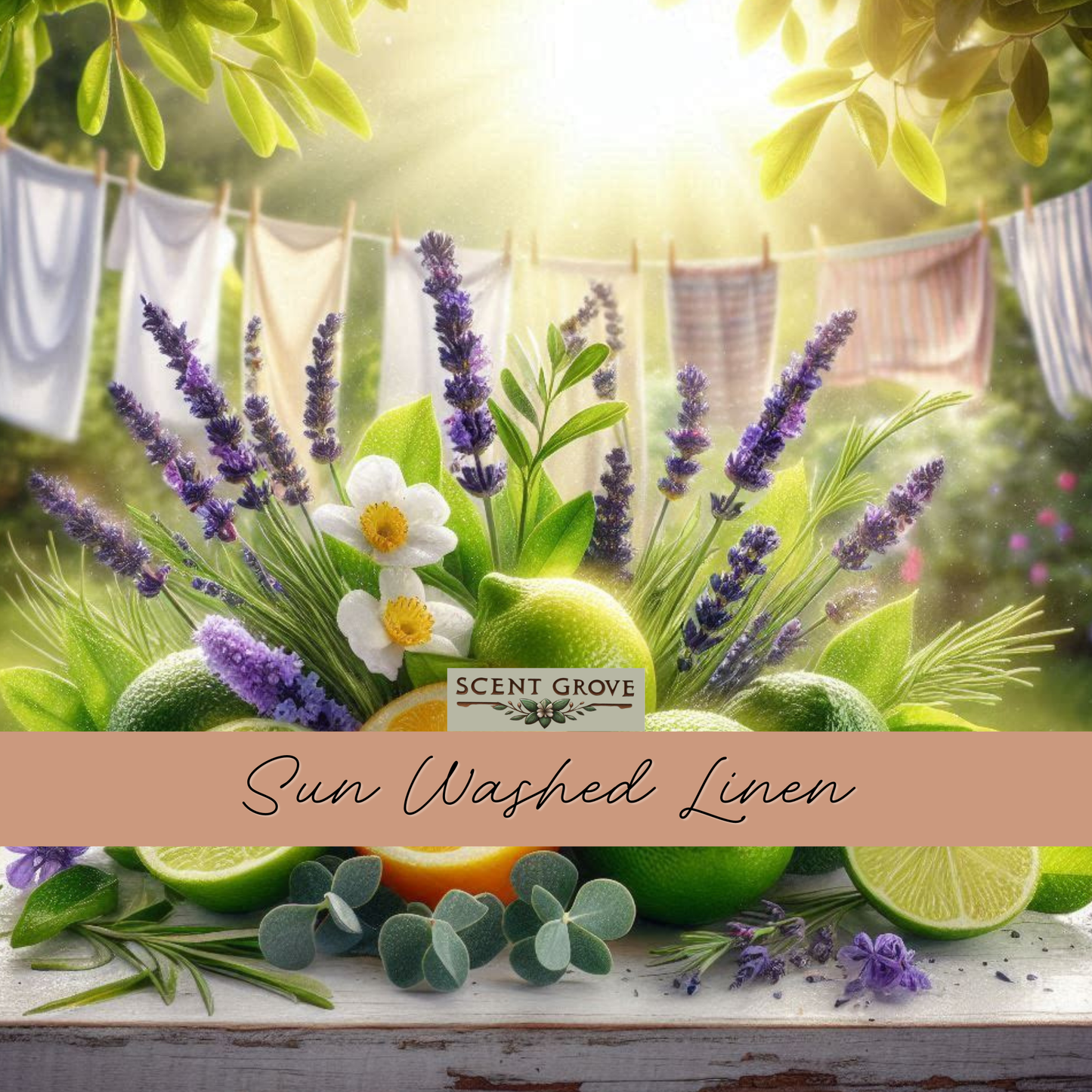 Sun Washed Linen scented soy wax melt