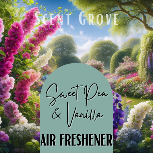 Sweet Pea & Vanilla Scented Air Freshener Spray multi purpose for car, home, room