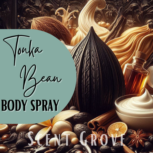Tonka Bean scented body mist spray 100ml