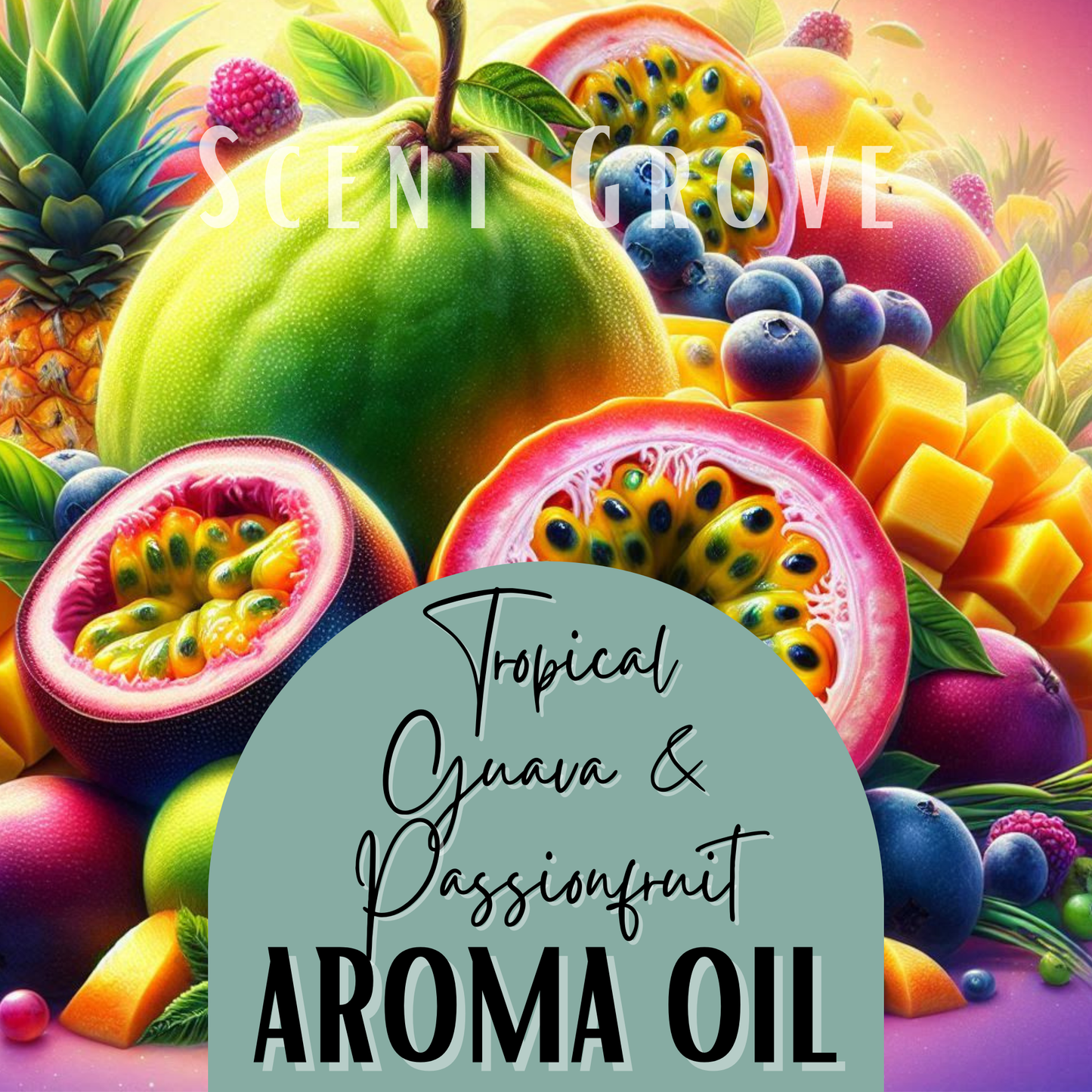 Tropical Guava & Passionfruit Aroma Oil 10ml Dripolator bottle
