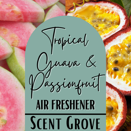 Tropical Guava & Passionfruit Scented Air Freshener Spray multi purpose for car, home, room