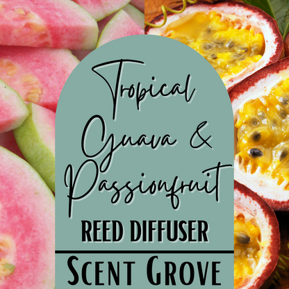 Tropical Guava & Passionfruit Scented Reed Diffuser 200ml