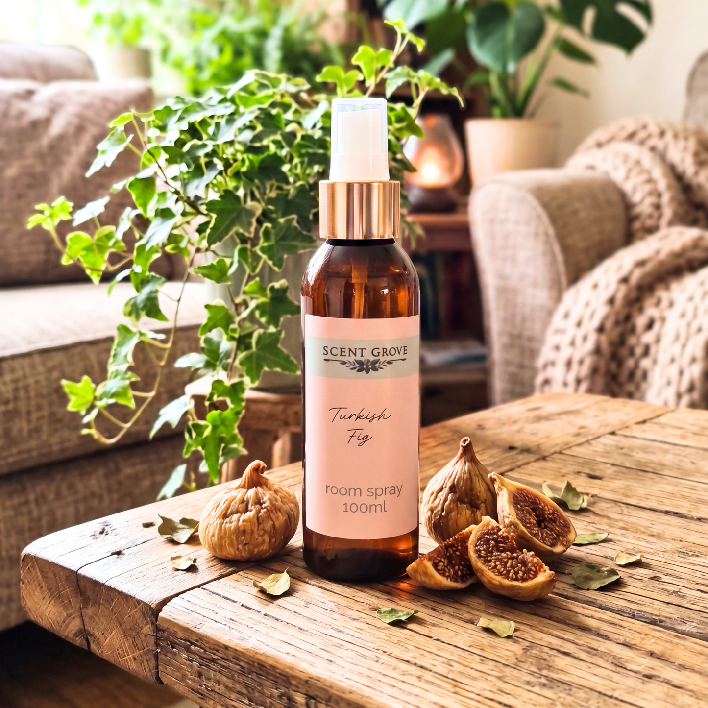 Turkish Fig Scented Air Freshener Spray multi purpose for car, home, room