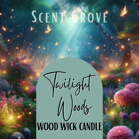 Twilight Woods scented Wood Wick Soy Candle