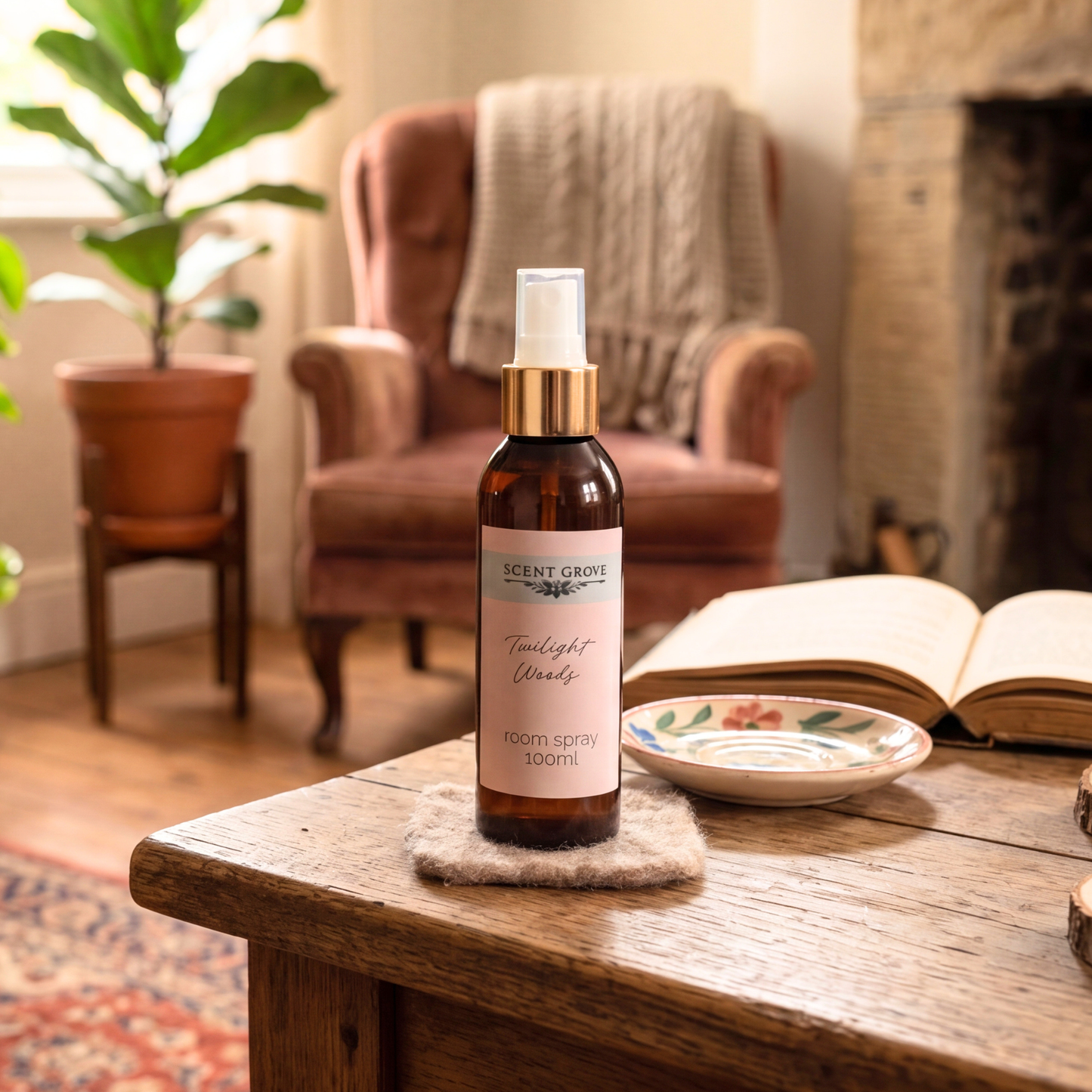 Twilight Woods Scented Air Freshener Spray multi purpose for car, home, room