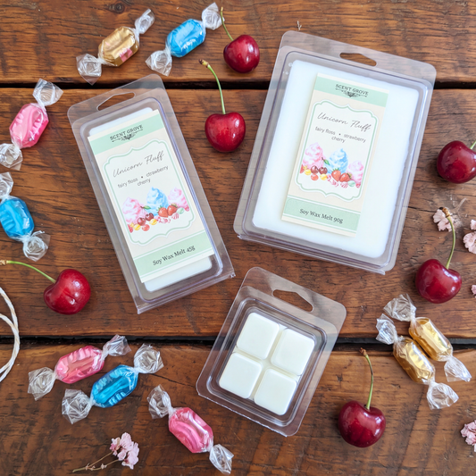 Unicorn Fluff scented soy wax melt