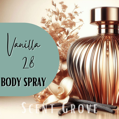 Vanilla 28 scented body mist spray 100ml
