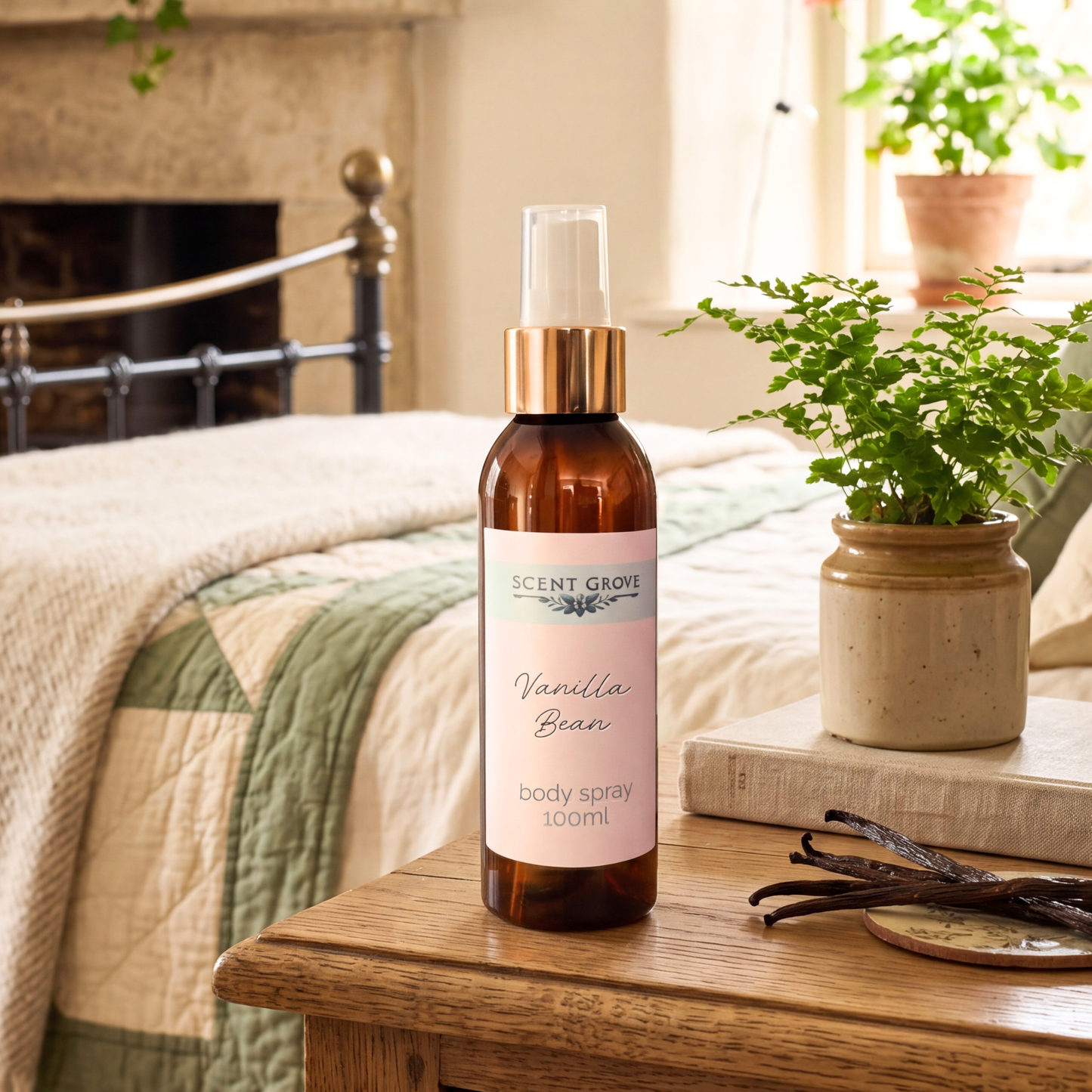 Vanilla Bean scented body mist spray 100ml