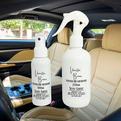 Vanilla Bean Scented Air Freshener Spray multi purpose for car, home, room