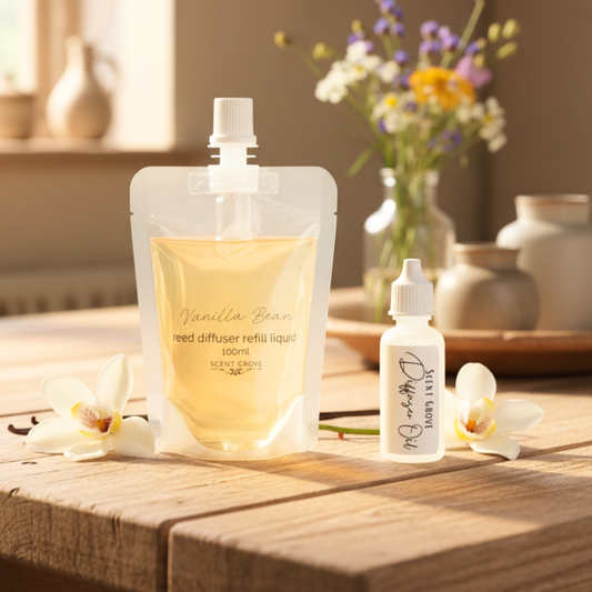 Vanilla Bean Scented Diffuser Refill Liquid