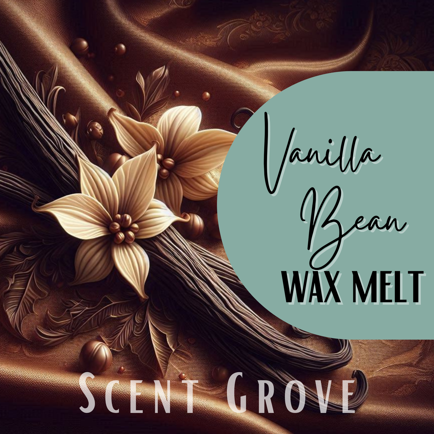 Vanilla Bean scented soy wax melt